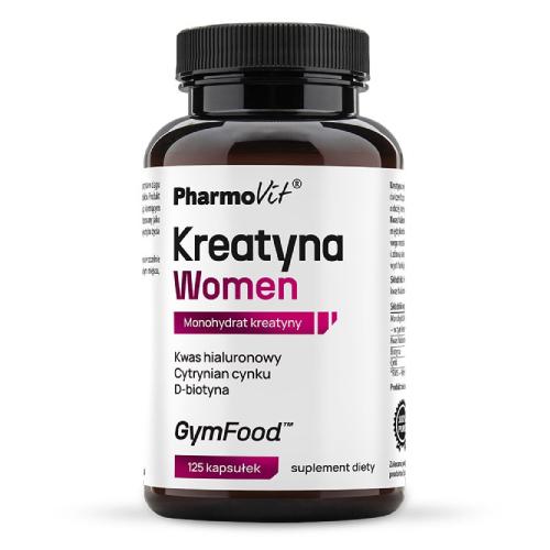 Miniaturka artykułu - Pharmovit Kreatyna Women monohydrat kreatyny, 125 kaps.