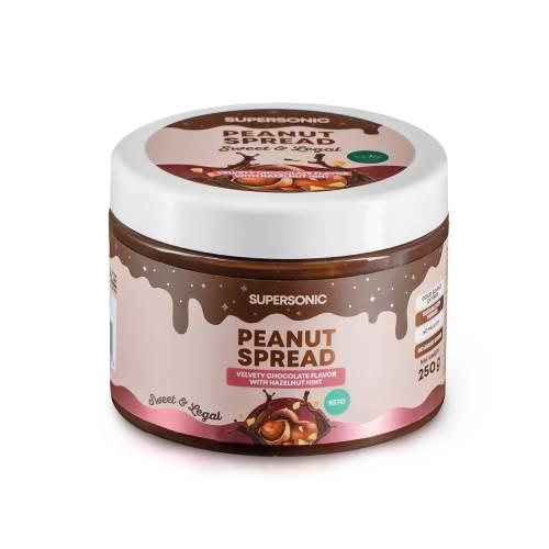 Miniaturka artykułu - Supersonic Krem orzechowy o smaku czekolady z nutą orzechową Low Carb, 250 g