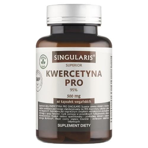 Miniaturka artykułu - SINGULARIS Superior Kwercetyna Pro, 60 kaps.