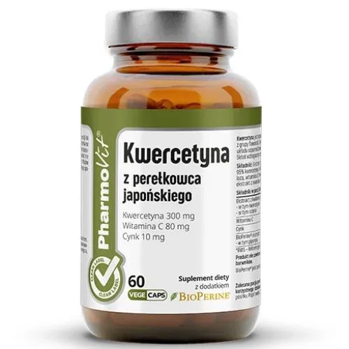 Miniaturka artykułu - Pharmovit Kwercetyna z perełkowca japońskiego, 60 kaps.