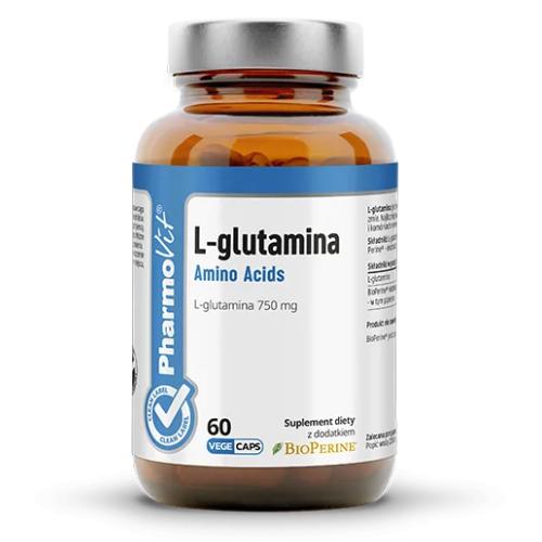 Miniaturka artykułu - Pharmovit&nbsp;L-glutamina, 60 kaps.