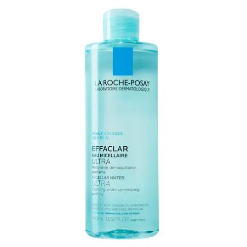 Miniaturka artykułu - LA ROCHE EFFACLAR Woda micelarna Sk&oacute;ra tłusta - 400 ml
