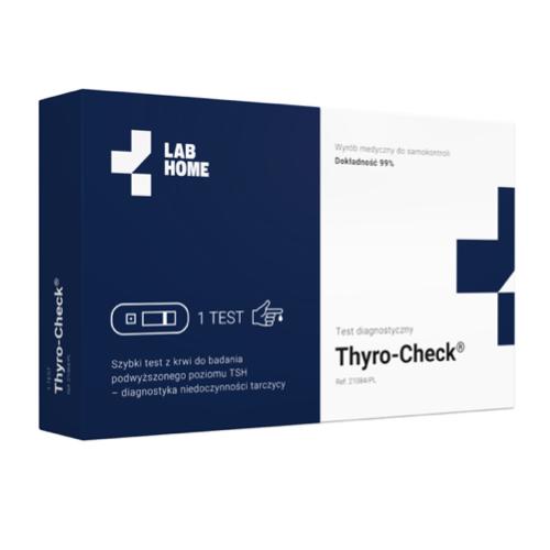 Miniaturka artykułu - LAB.HOME THYRO-Check Test do diagnozowania niedoczynności tarczycy TSH, 1 szt.
