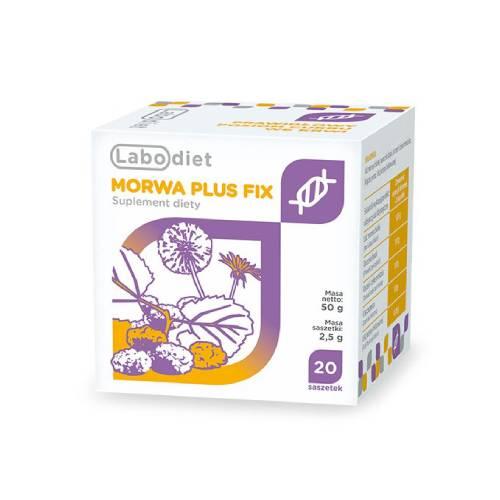 Miniaturka artykułu - Labodiet Morwa Plus Fix zioła do zaparzania, 20 saszetek