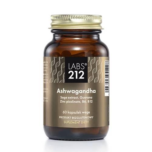 Miniaturka artykułu - Labs212 Ashwagandha, 60 kaps.