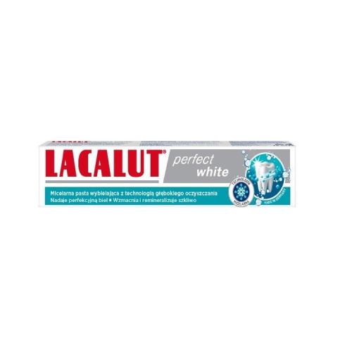 Miniaturka artykułu - LACALUT Perfect White Pasta do zęb&oacute;w wybielająca, 75ml