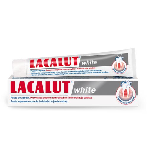 Miniaturka artykułu - LACALUT White Wybielająca pasta do zęb&oacute;w - 75 ml