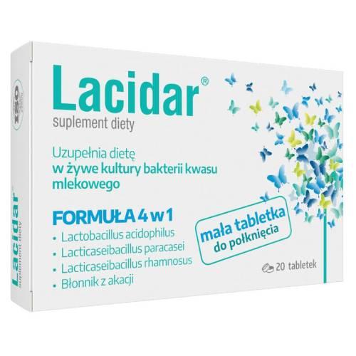 Miniaturka artykułu - Lacidar, 20 tabletek