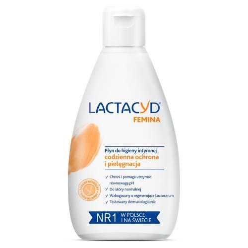 Miniaturka artykułu - Lactacyd Femina Płyn do higieny intymnej, 200 ml