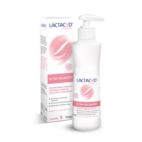 Miniaturka artykułu - Lactacyd Pharma Płyn do higieny intymnej ultra-delikatny, 250 ml