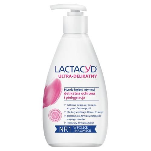 Miniaturka artykułu - Lactacyd Płyn do higieny intymnej ultra-delikatny, 200 ml