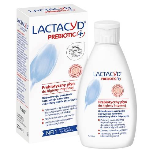 Miniaturka artykułu - Lactacyd Prebiotic+ Prebiotyczny płyn do higieny intymnej, 200 ml