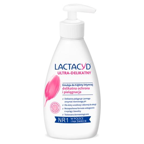 Miniaturka artykułu - Lactacyd Ultradelikatny Emulsja do higieny intymnej, 200 ml