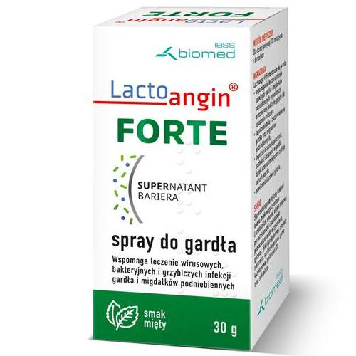 Miniaturka artykułu - LACTOANGIN FORTE spray o smaku miętowym, 30g