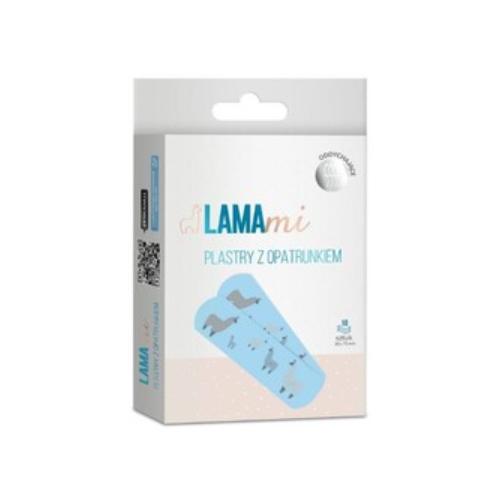 Miniaturka artykułu - LAMAmi Plastry z opatrunkiem dla dzieci, 10szt.