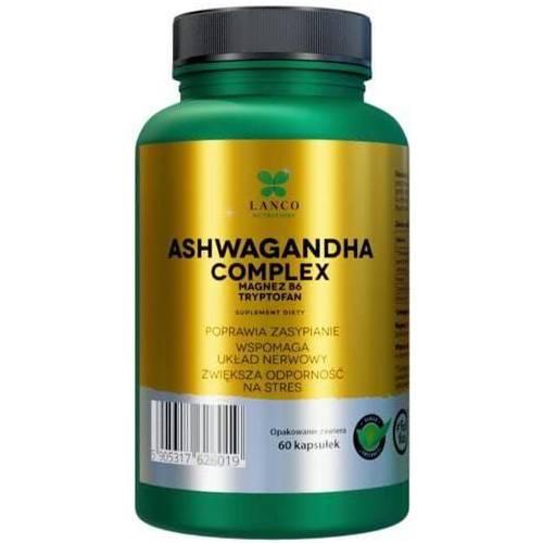 Miniaturka artykułu - LANCO NUTRITIONS Ashwagandha Complex, 60 kaps.
