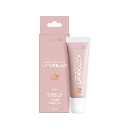 Miniaturka artykułu - LanoGlow Odżywczy balsam do ust z lanoliną, 10 g