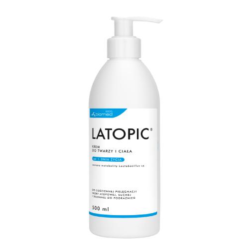 Latopic Krem do twarzy i ciała, 500 ml