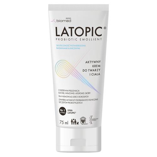 Miniaturka artykułu - LATOPIC Krem do twarzy i ciała, 75ml
