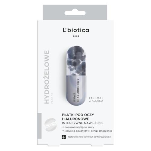 Miniaturka artykułu - L'BIOTICA Hialuronowe płatki pod oczy - 3 x 2 sztuki