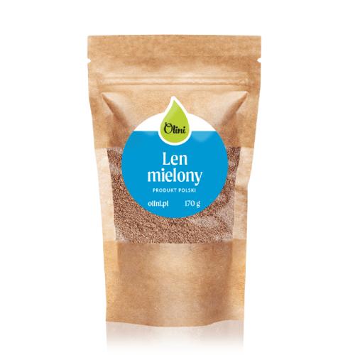 Miniaturka artykułu - Olini Len mielony, 170 g