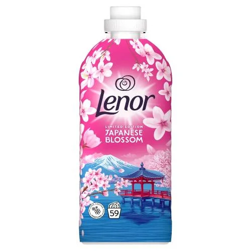 Miniaturka artykułu - Lenor Płyn do płukania tkanin Japanese Blossom, 1,239 l