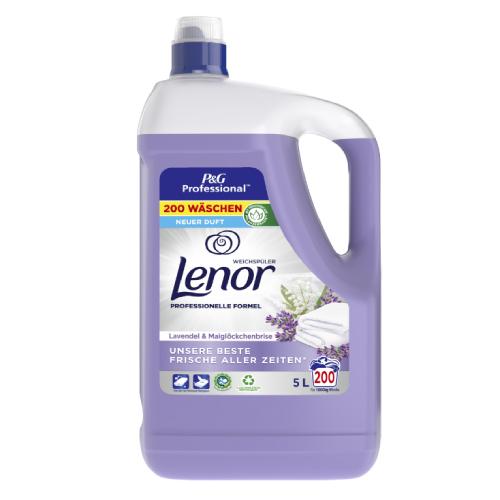 Miniaturka artykułu - LENOR  Professional Płyn do płukania LAVENDER, 5l