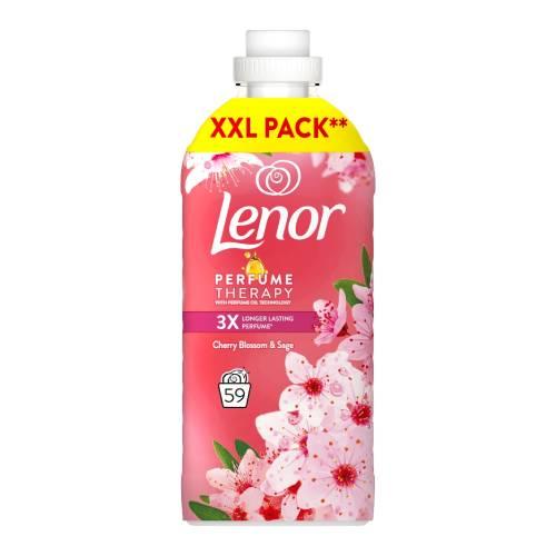 Miniaturka artykułu - Lenor Płyn do płukania tkanin Cherry Blossom & Sage, 1,239 l