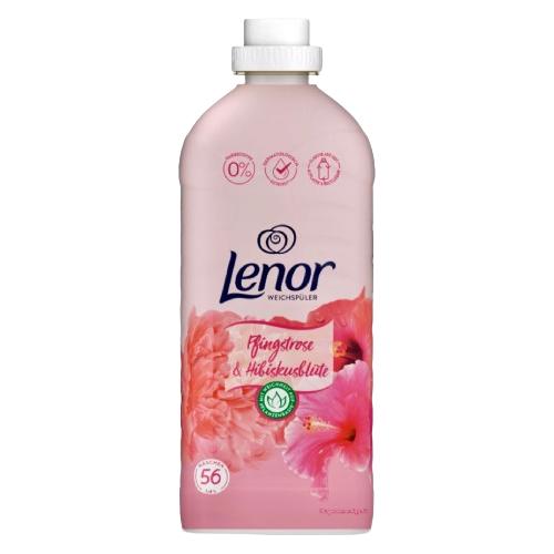 Miniaturka artykułu - LENOR Płyn do płukania tkanin Kwiat hibiskusa i piwonii, 1,4L