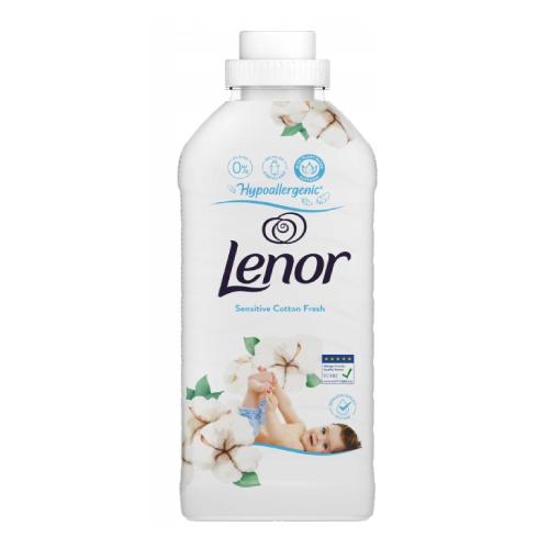 Miniaturka artykułu - LENOR Płyn do płukania tkanin Sensitive Cotton, 700ml