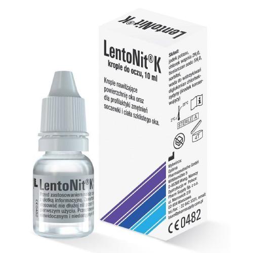 Miniaturka artykułu - LENTO NIT K Krople do oczu, 10ml