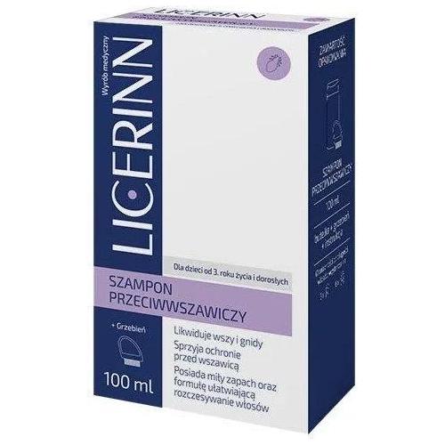 Miniaturka artykułu - Licerinn Szampon przeciwwszawiczy, 100 ml