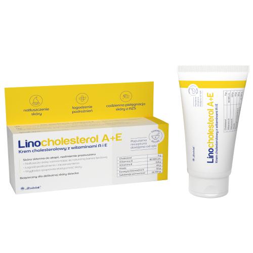 Miniaturka artykułu - LINOCHOLESTEROL A+E Krem cholesterolowy - 50 g 