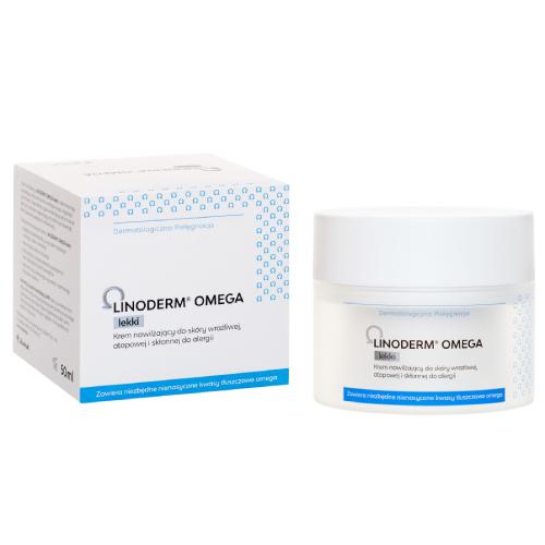 Miniaturka artykułu - LINODERM OMEGA Lekki krem - 50 ml (25708)