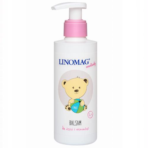 Miniaturka artykułu - LINOMAG Emolienty Balsam dla dzieci i niemowląt, 200ml 