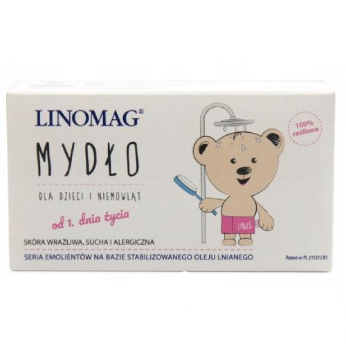 Miniaturka artykułu - LINOMAG Mydło dla dzieci i niemowląt, 100g