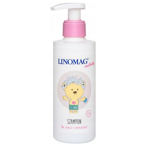Miniaturka artykułu - LINOMAG Emolienty Szampon do włos&oacute;w dla dzieci i niemowląt, 200ml