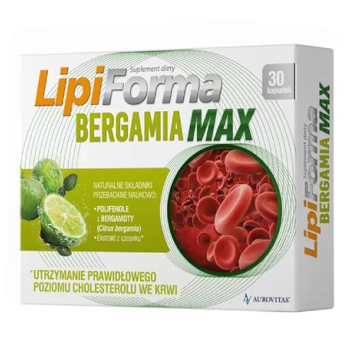 Miniaturka artykułu - LipiForma Bergamia Max, 30 kaps.