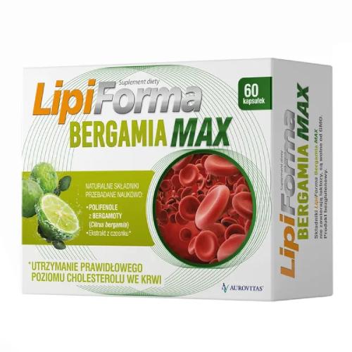 Miniaturka artykułu - LipiForma Bergamia Max, 60 kaps.