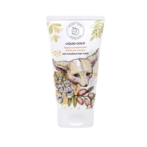 Miniaturka artykułu - Hairy Tale Cometics Liquid Gold Bogata emolientowa maska do włos&oacute;w, 150 ml
