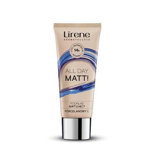 LIRENE Podkład Matujący 10 Porcelanowy, 30 ml