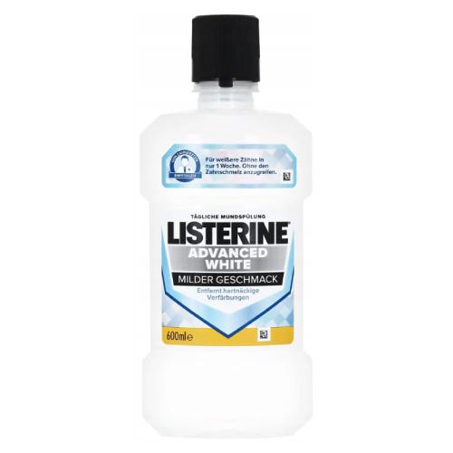 Miniaturka artykułu - LISTERINE Advanced White Płyn do płukania jamy ustnej, 600ml