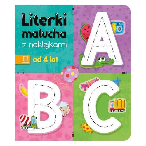 Miniaturka artykułu - AKSJOMAT. Literki malucha z naklejkami. Od 4 lat