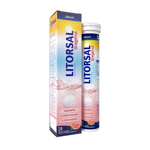 Litorsal Zdrovit Grejpfrut, 24tabl. musujących