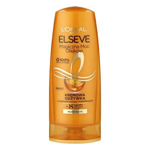 Miniaturka artykułu - L'OREAL ELSEVE Magiczna Moc Olejk&oacute;w Kremowa odżywka do włos&oacute;w - olej marula, 200ml