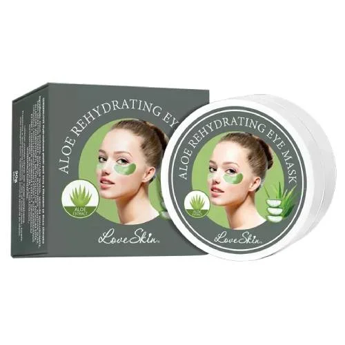 Miniaturka artykułu - Love Skin Aloe Hydrożelowe płatki pod oczy, 60 szt.