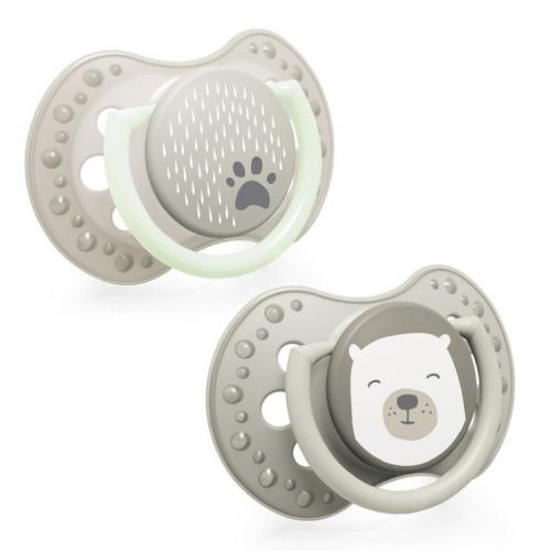 Miniaturka artykułu - LOVI Smoczek dynamiczny 0-2 Buddy Bear 22/862 -2szt.
