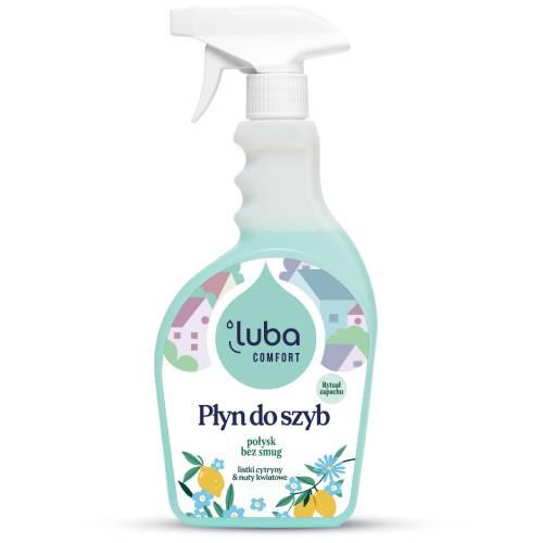 Miniaturka artykułu - Luba Comfort Perfumowany płyn do szyb Listki Cytryny & Niebieskie kwiaty, 500 ml