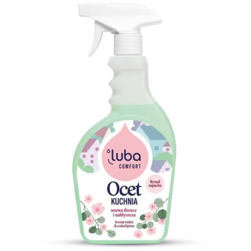 Miniaturka artykułu - Luba Comfort Ocet Perfumowany płyn do kuchni Kwiat wiśni & Eukaliptus, 500 ml