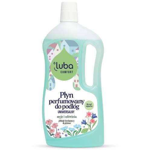 Miniaturka artykułu - Luba Comfort Płyn perfumowany do podł&oacute;g uniwersalny Eliksir kwiatowy & Piżmo, 1000 ml